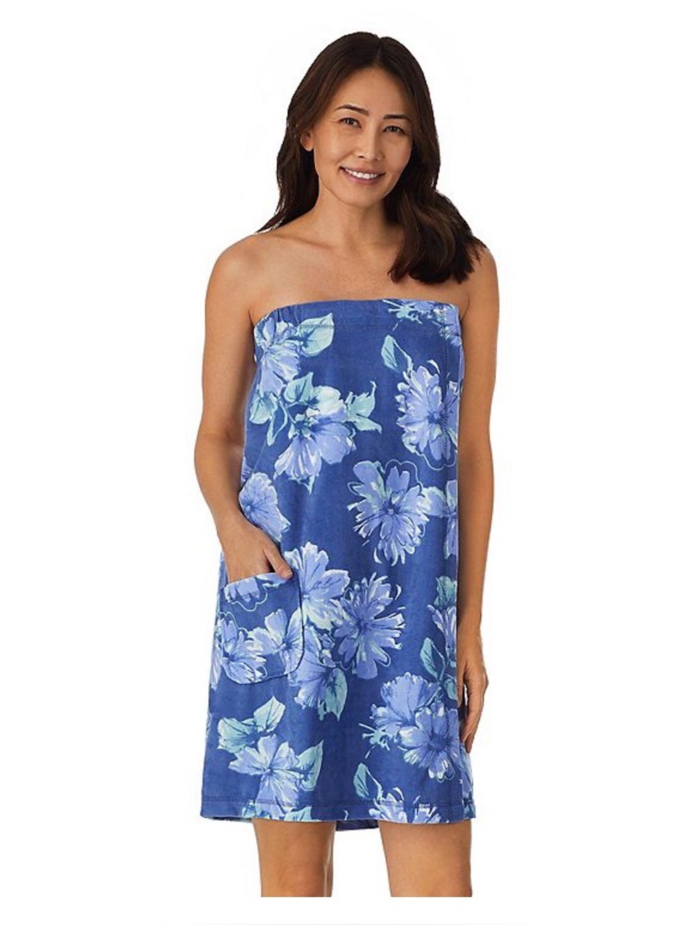 Stan Herman Vintage Floral Terry Shower Wrap NWT